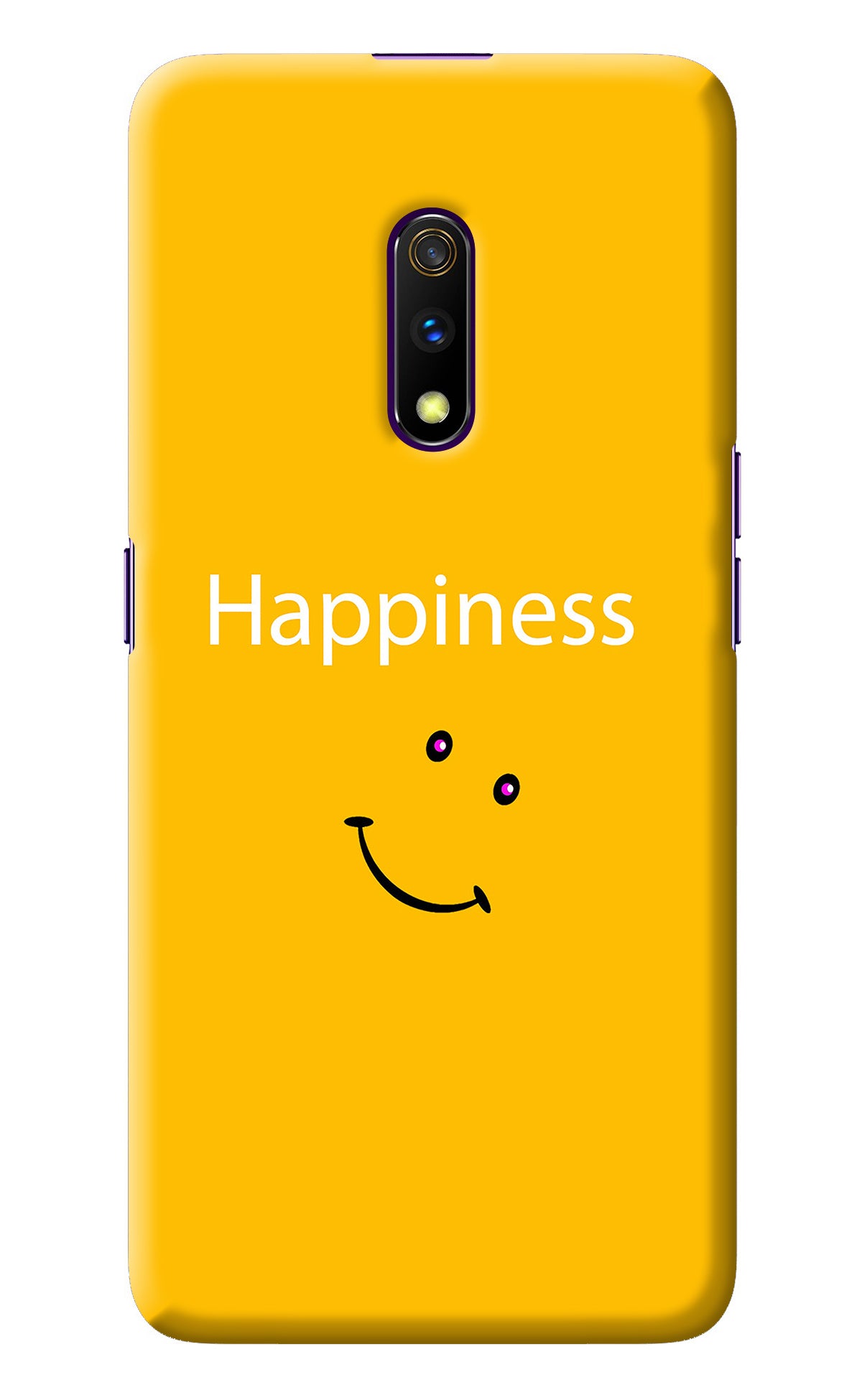 Happiness With Smiley Realme X Back Cover