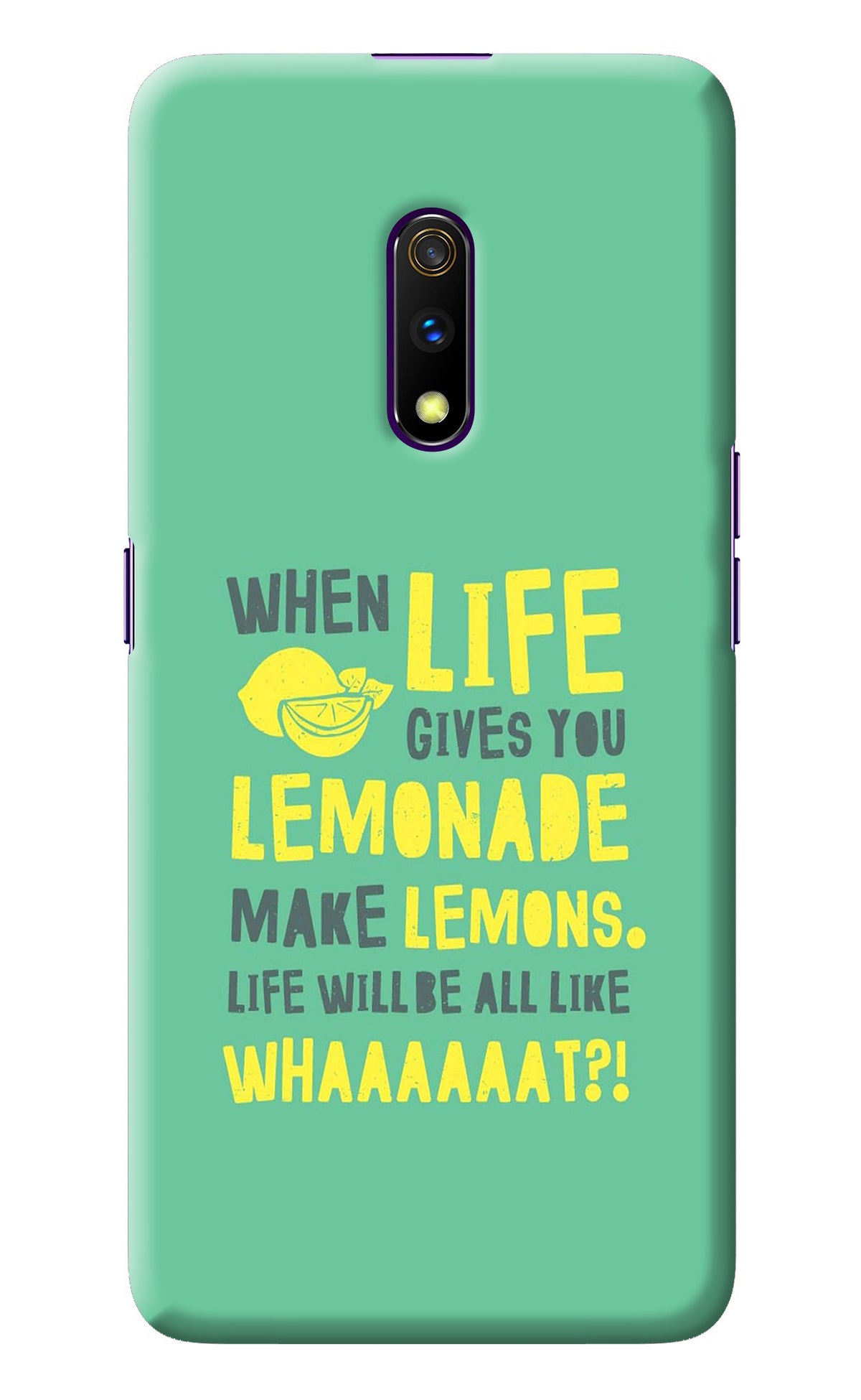 Quote Realme X Back Cover