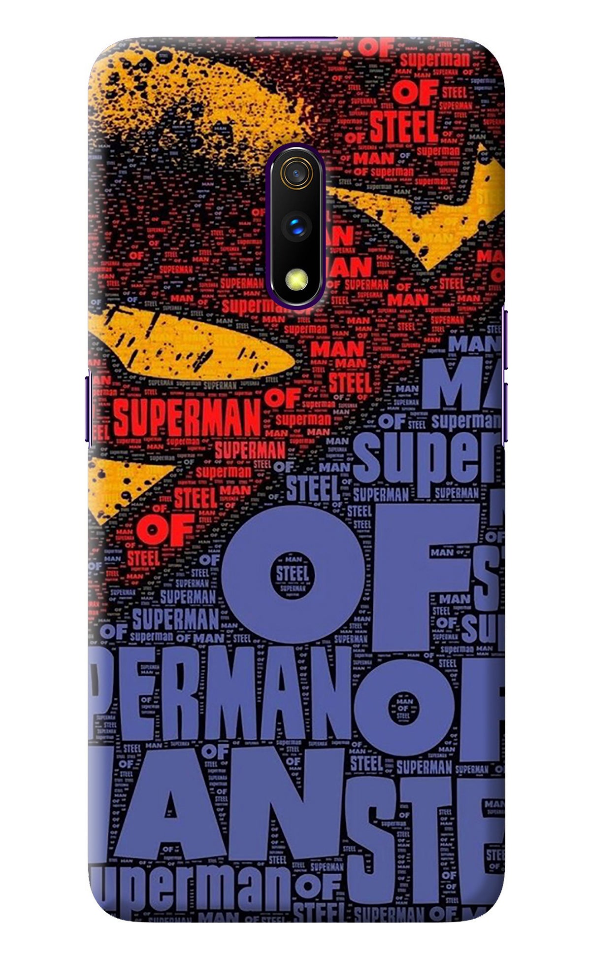 Superman Realme X Back Cover