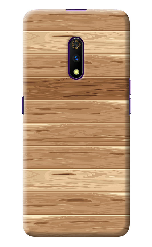 Wooden Vector Realme X Back Cover
