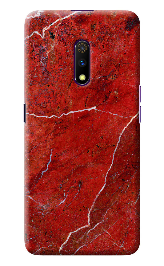 Red Marble Design Realme X Back Cover