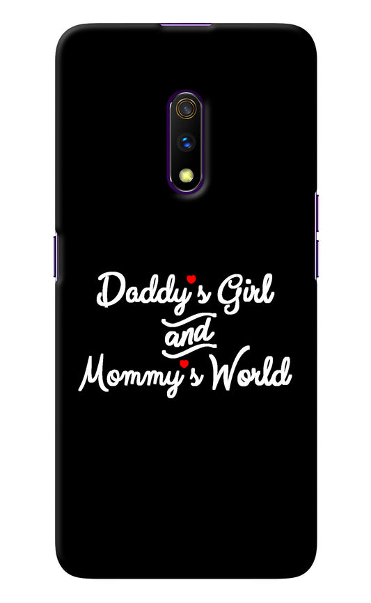 Daddy's Girl and Mommy's World Realme X Back Cover