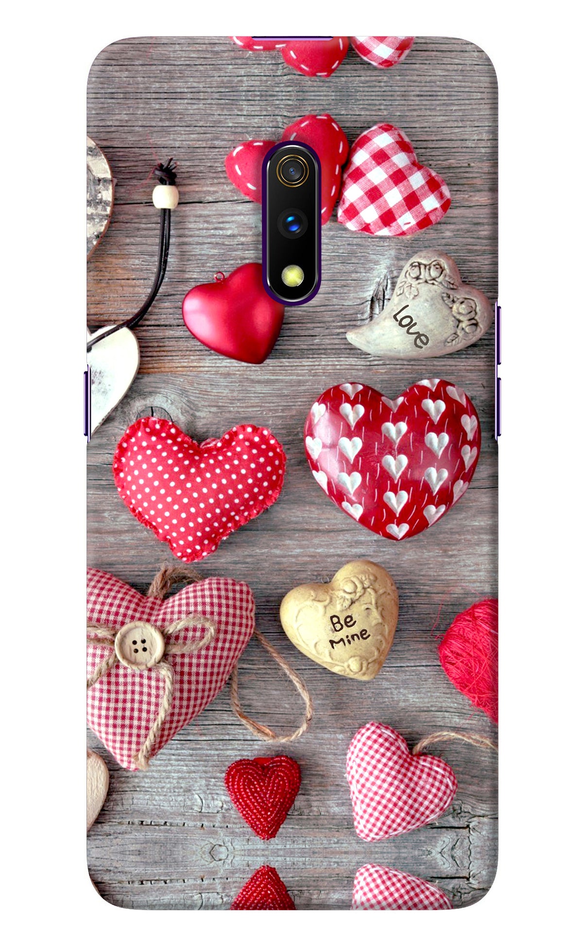 Love Wallpaper Realme X Back Cover