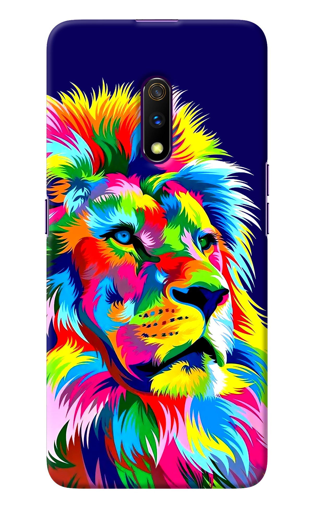 Vector Art Lion Realme X Back Cover