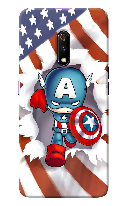 Captain America Realme X Back Cover