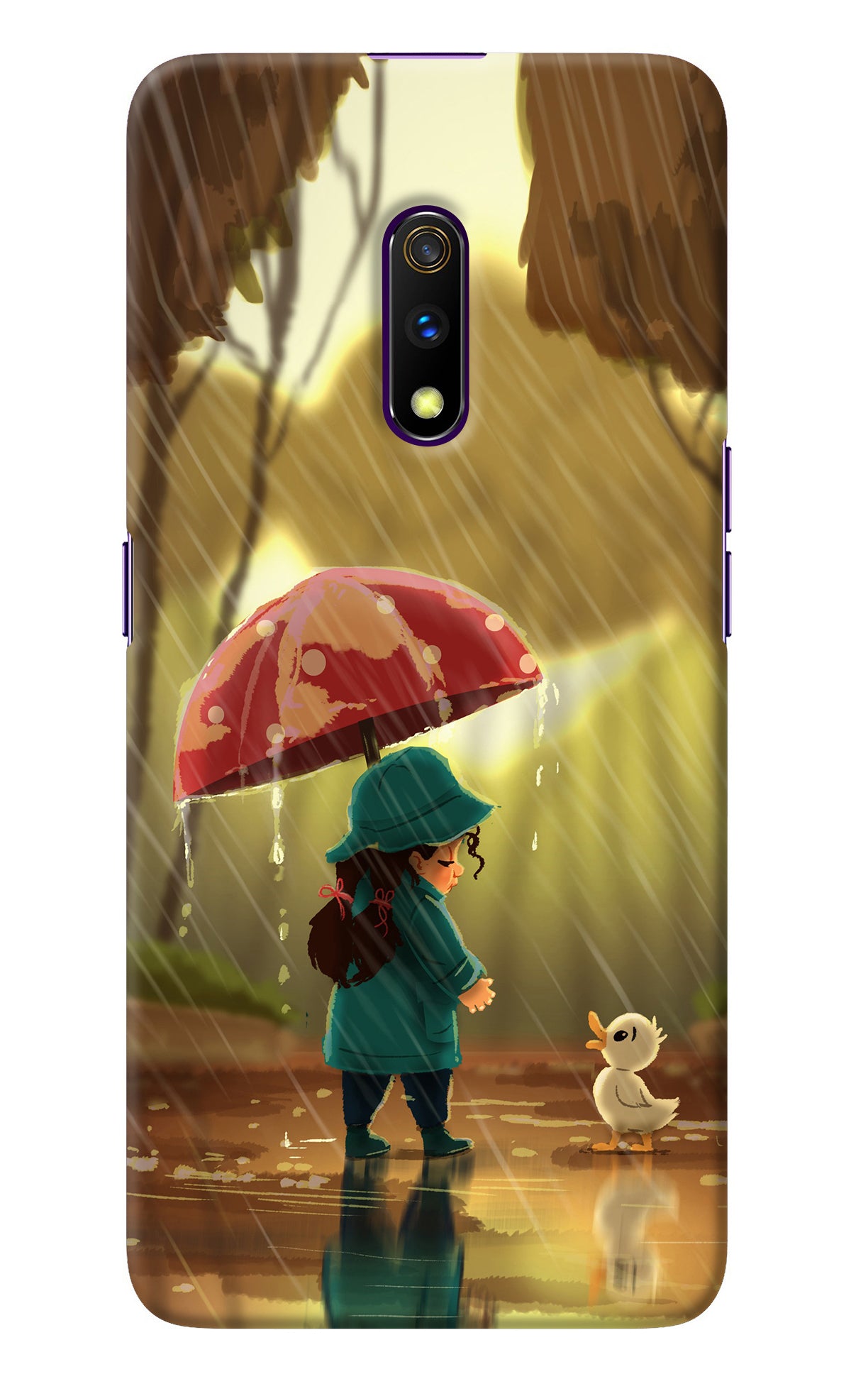 Rainy Day Realme X Back Cover