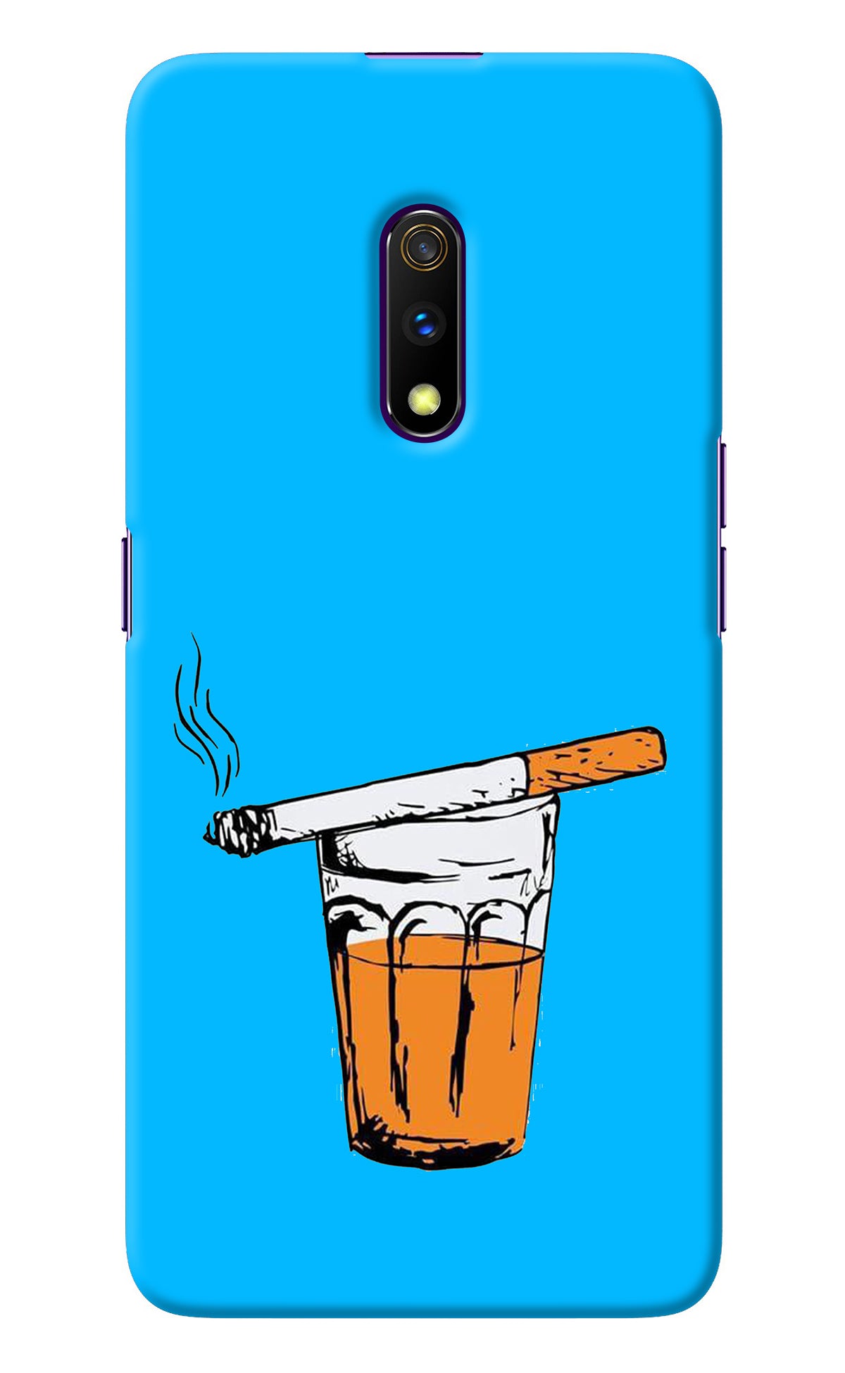 Chai Sutta Realme X Back Cover