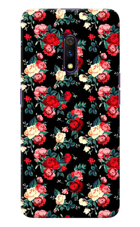 Rose Pattern Realme X Back Cover