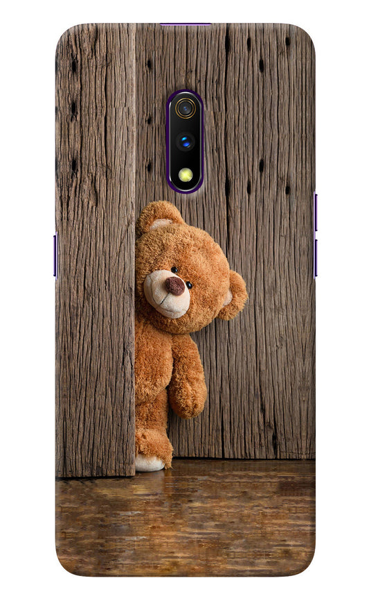 Teddy Wooden Realme X Back Cover