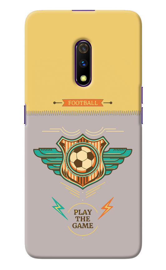 Football Realme X Back Cover