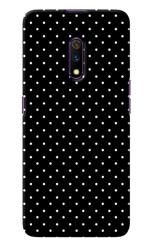 White Dots Realme X Back Cover