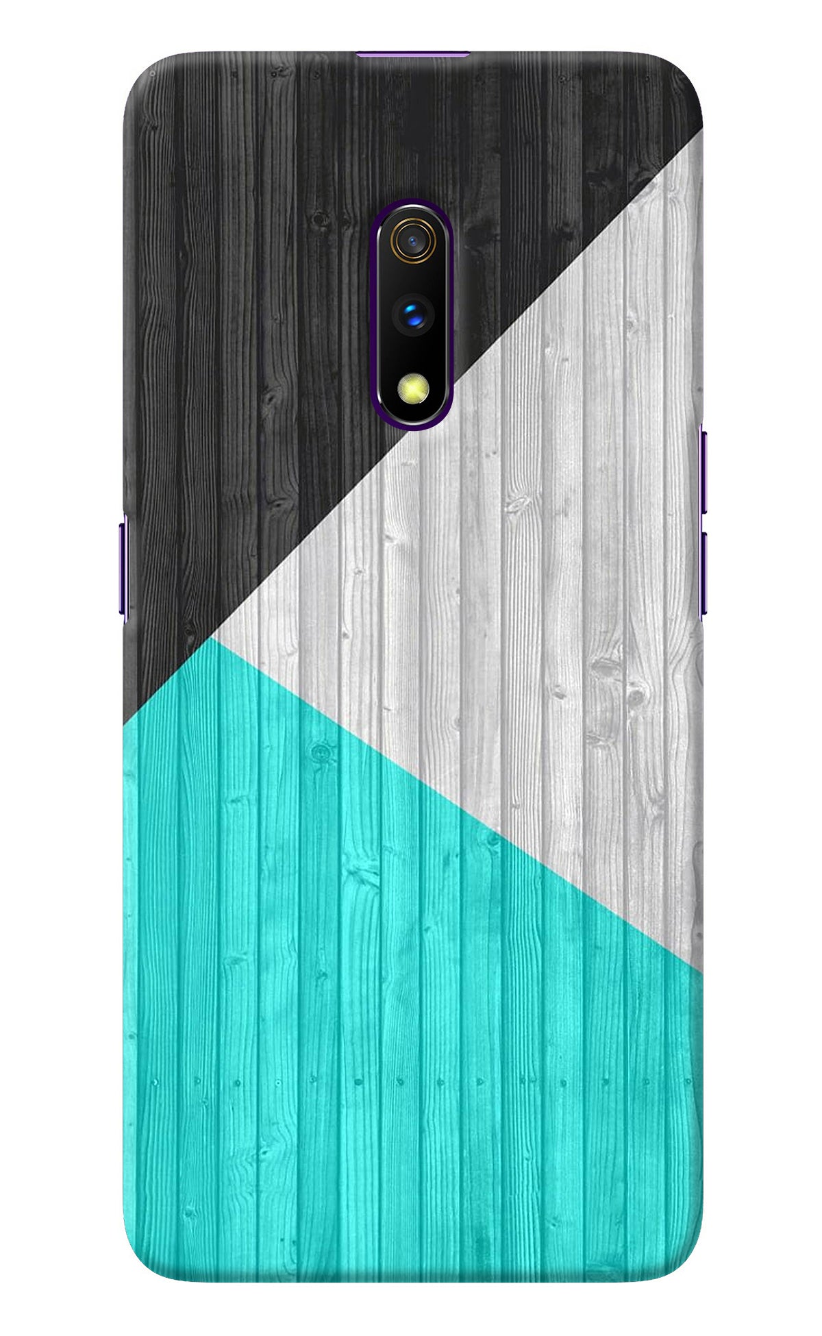 Wooden Abstract Realme X Back Cover