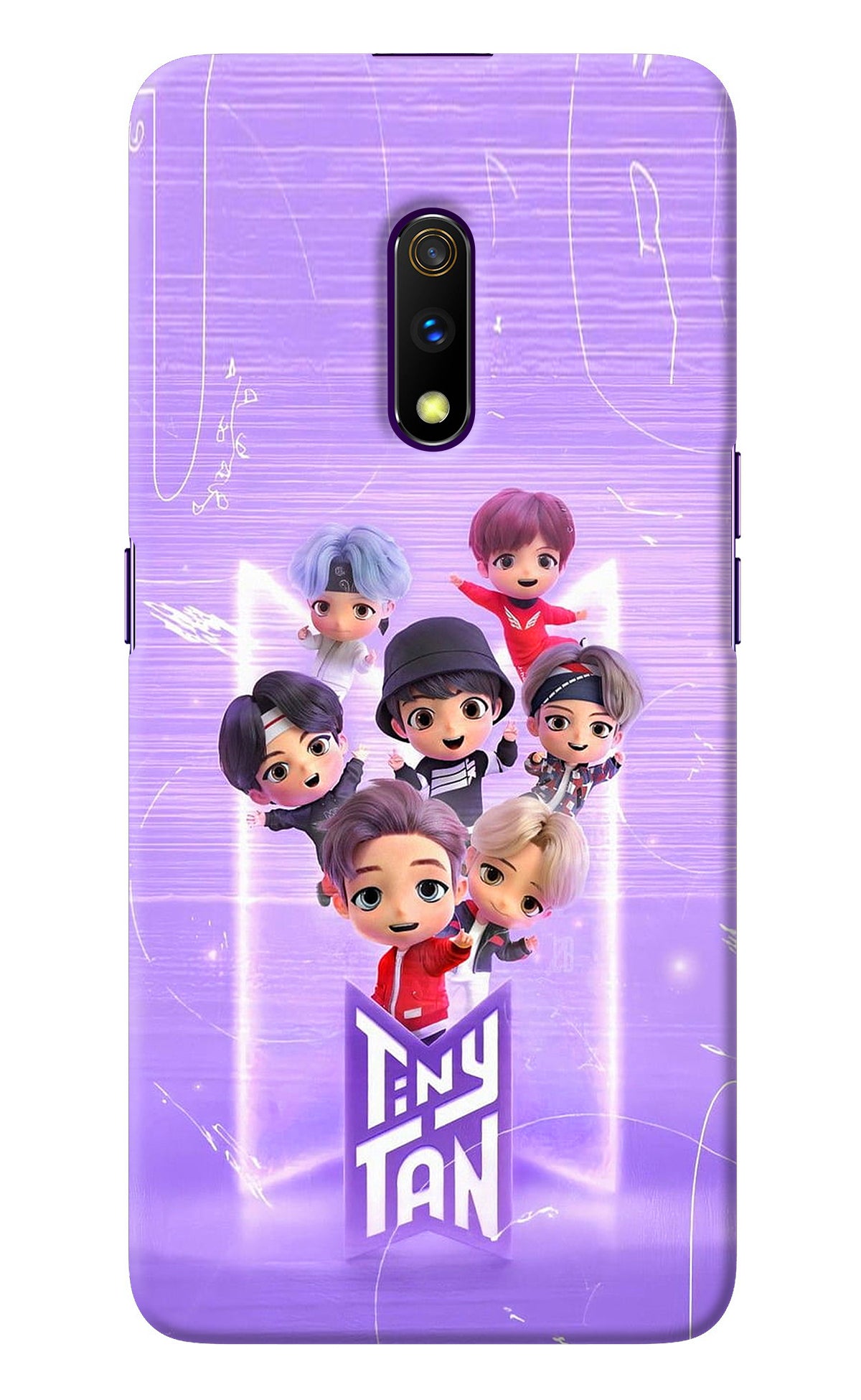 BTS Tiny Tan Realme X Back Cover