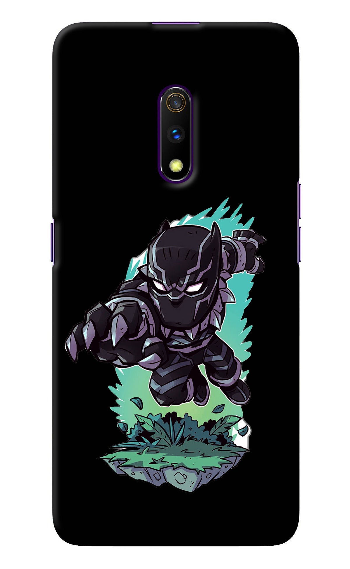 Black Panther Realme X Back Cover