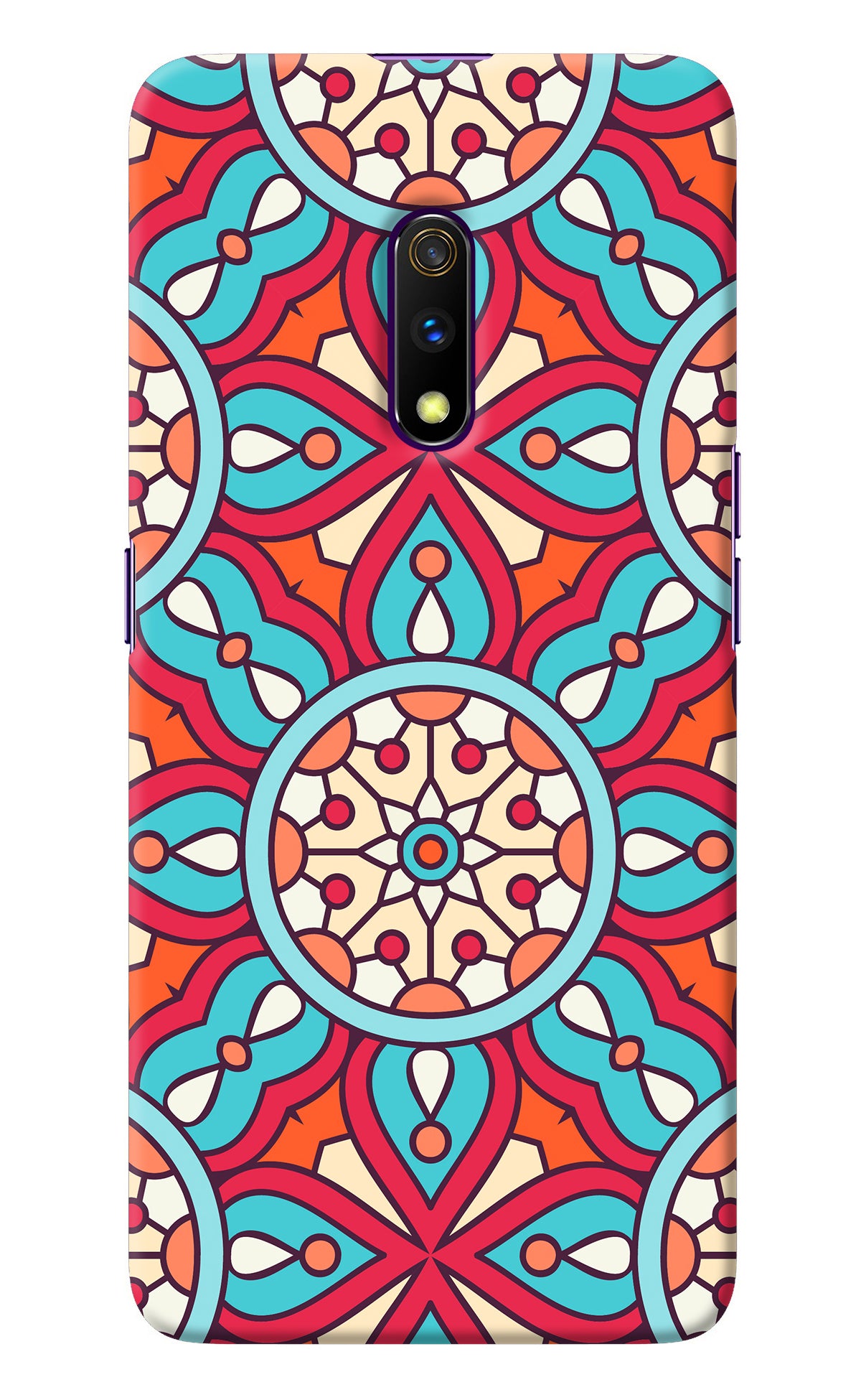 Mandala Geometric Realme X Back Cover