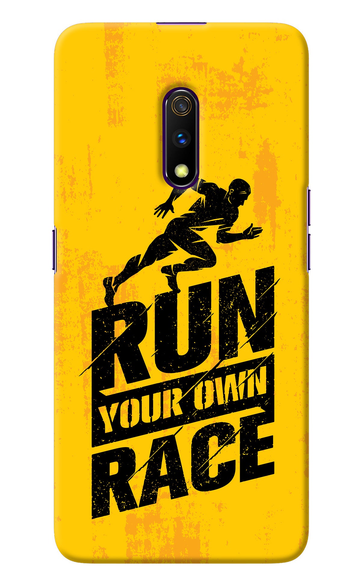 Run Your Own Race Realme X Back Cover
