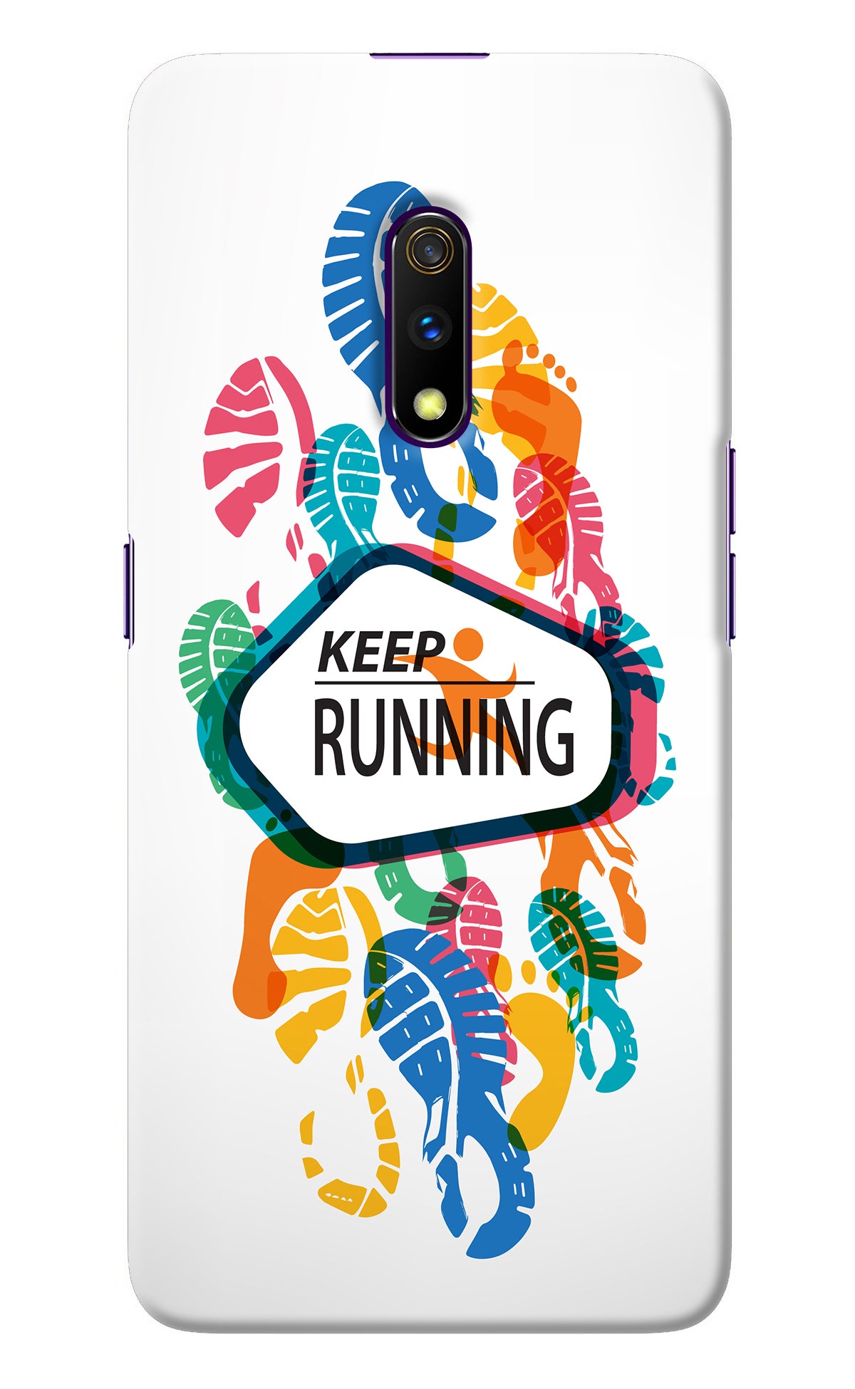 Keep Running Realme X Back Cover