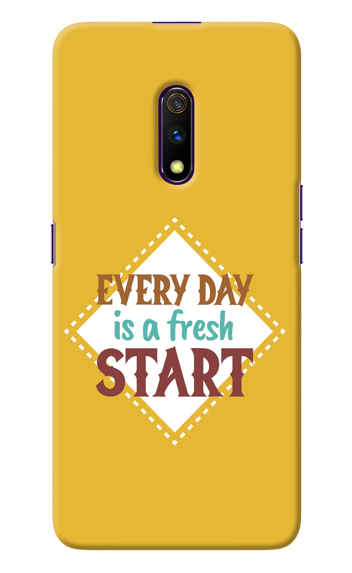 Every day is a Fresh Start Realme X Back Cover