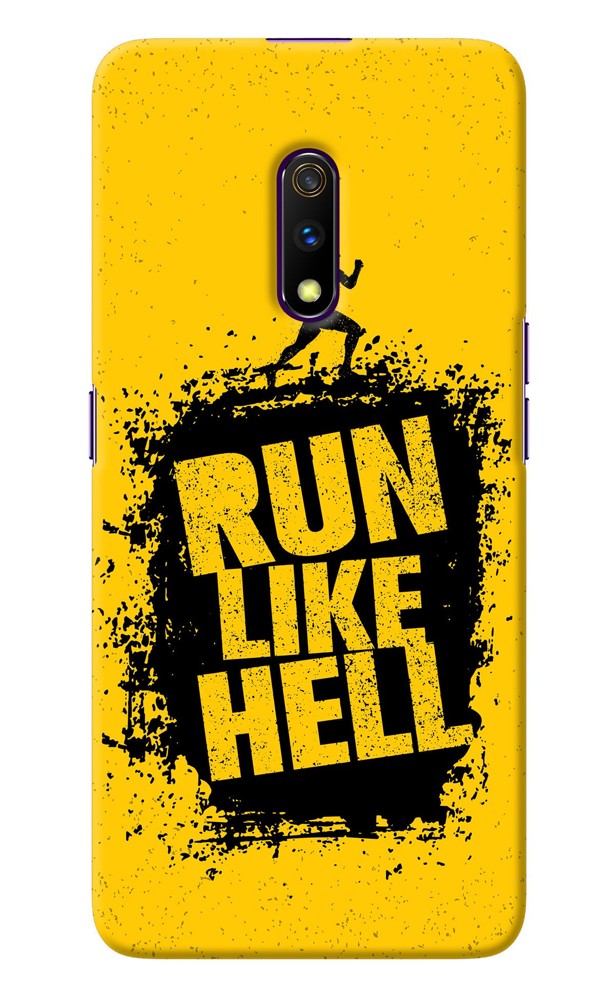 Run Like Hell Realme X Back Cover