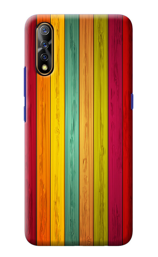 Multicolor Wooden Vivo S1/Z1x Back Cover