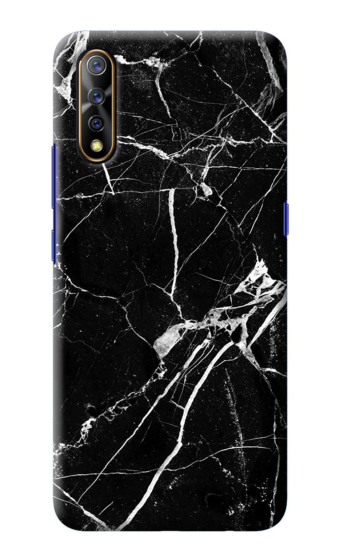 Black Marble Pattern Vivo S1/Z1x Back Cover