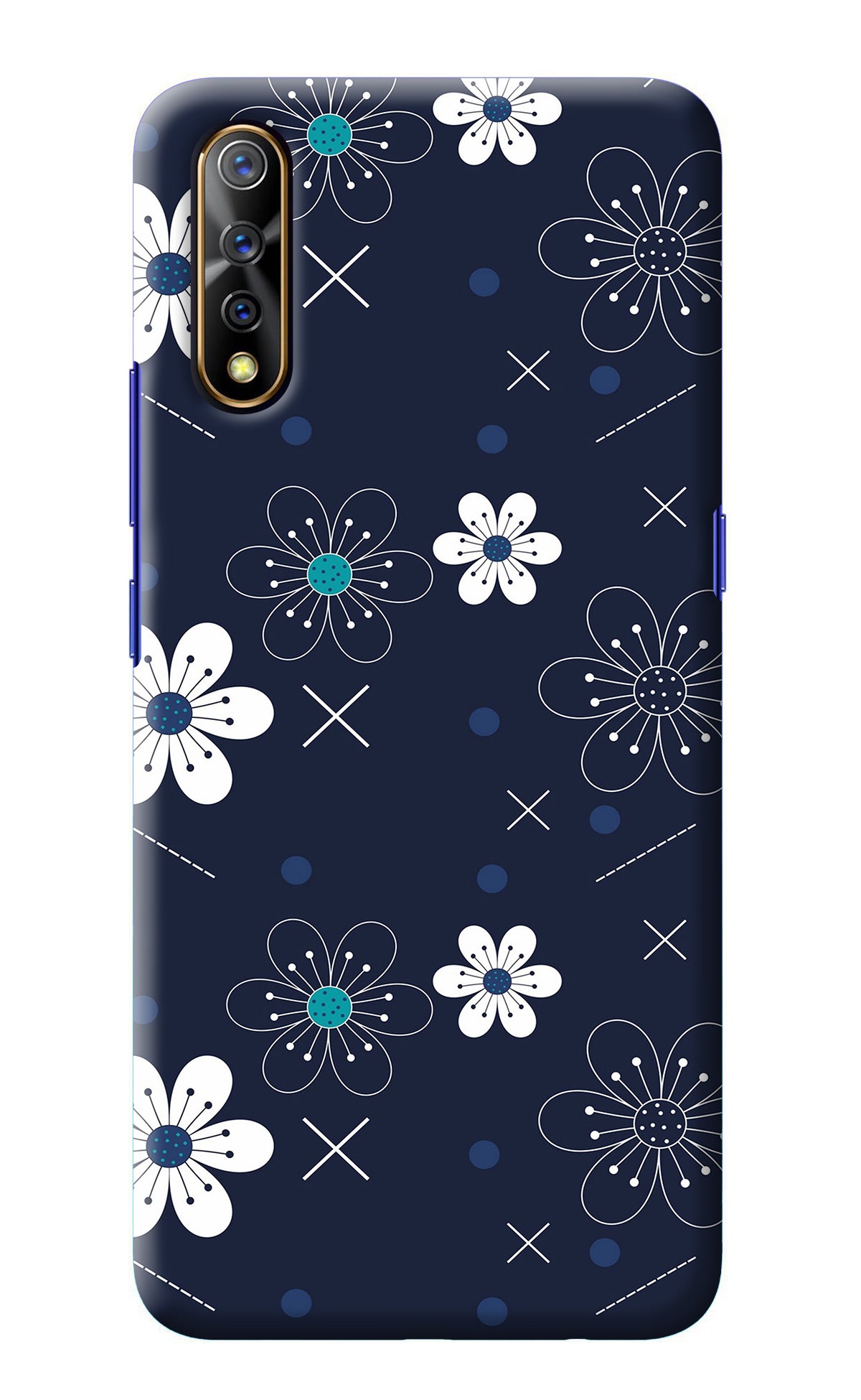 Flowers Vivo S1/Z1x Back Cover