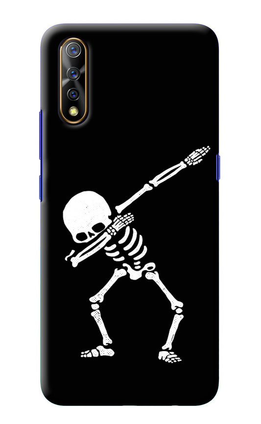 Dabbing Skeleton Art Vivo S1/Z1x Back Cover