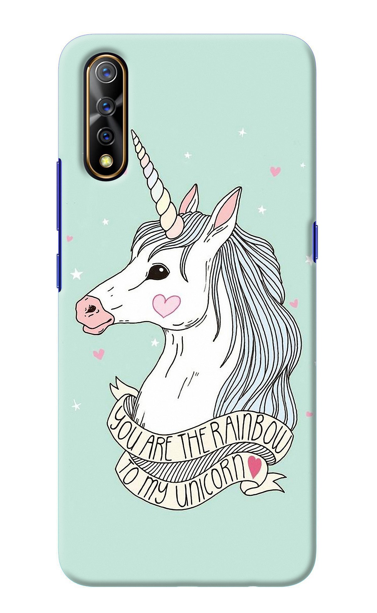 Unicorn Wallpaper Vivo S1/Z1x Back Cover