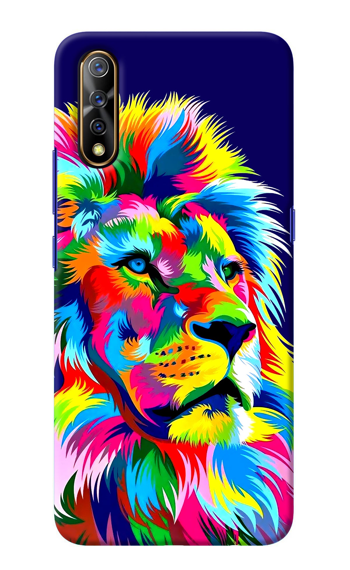 Vector Art Lion Vivo S1/Z1x Back Cover