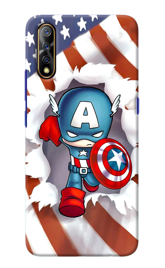 Captain America Vivo S1/Z1x Back Cover