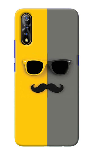 Sunglasses with Mustache Vivo S1/Z1x Back Cover