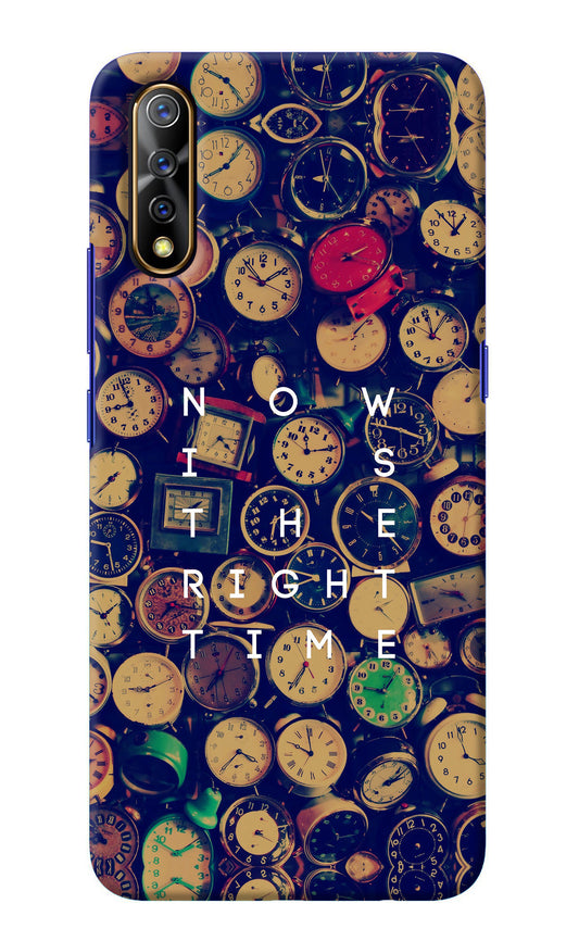 Now is the Right Time Quote Vivo S1/Z1x Back Cover