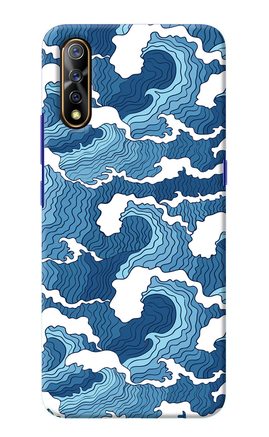 Blue Waves Vivo S1/Z1x Back Cover