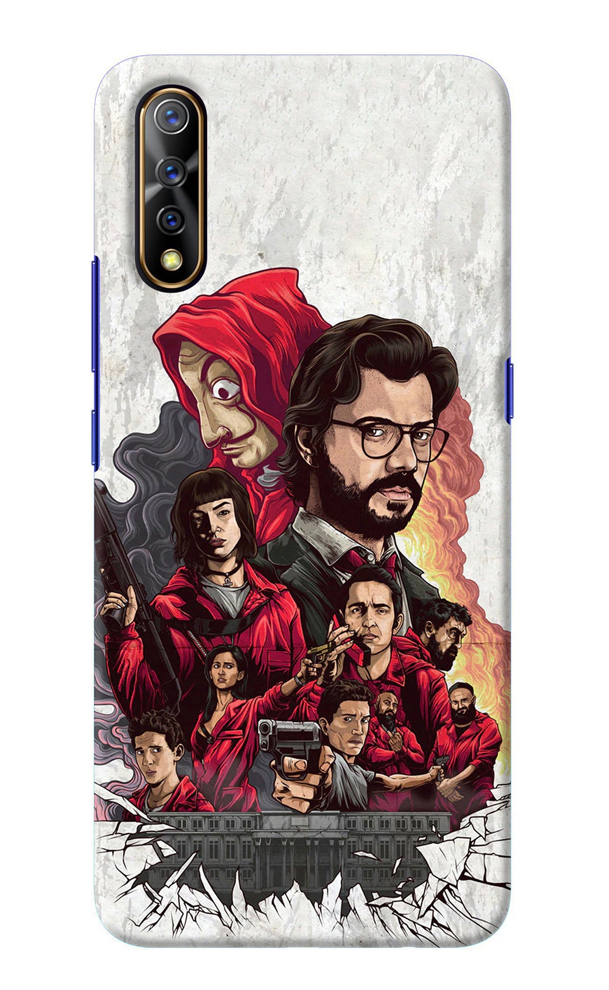 Money Heist Artwork Vivo S1/Z1x Back Cover