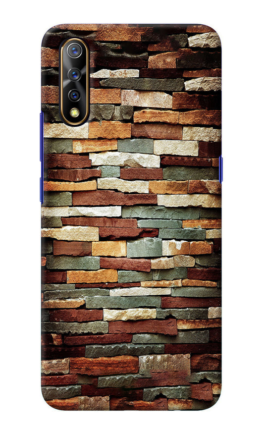 Bricks Pattern Vivo S1/Z1x Back Cover