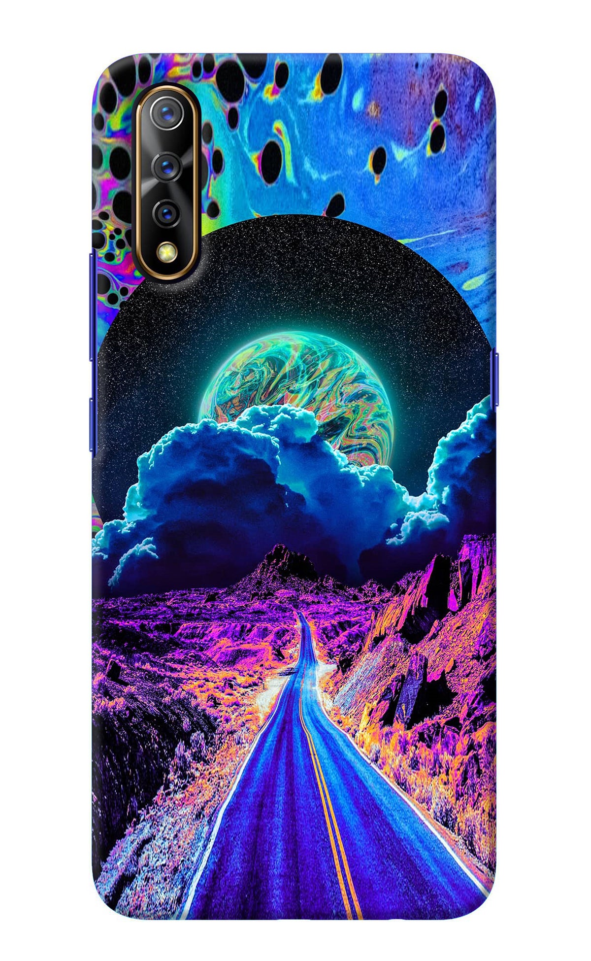 Psychedelic Painting Vivo S1/Z1x Back Cover