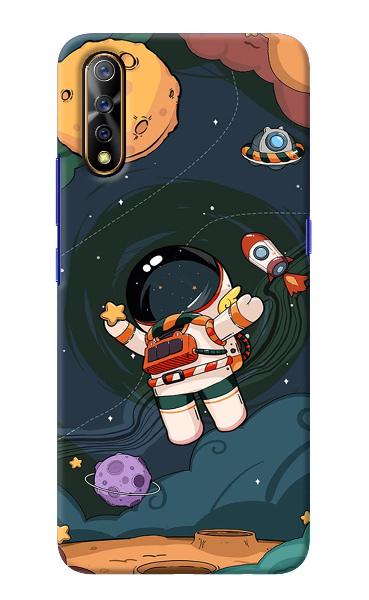 Cartoon Astronaut Vivo S1/Z1x Back Cover