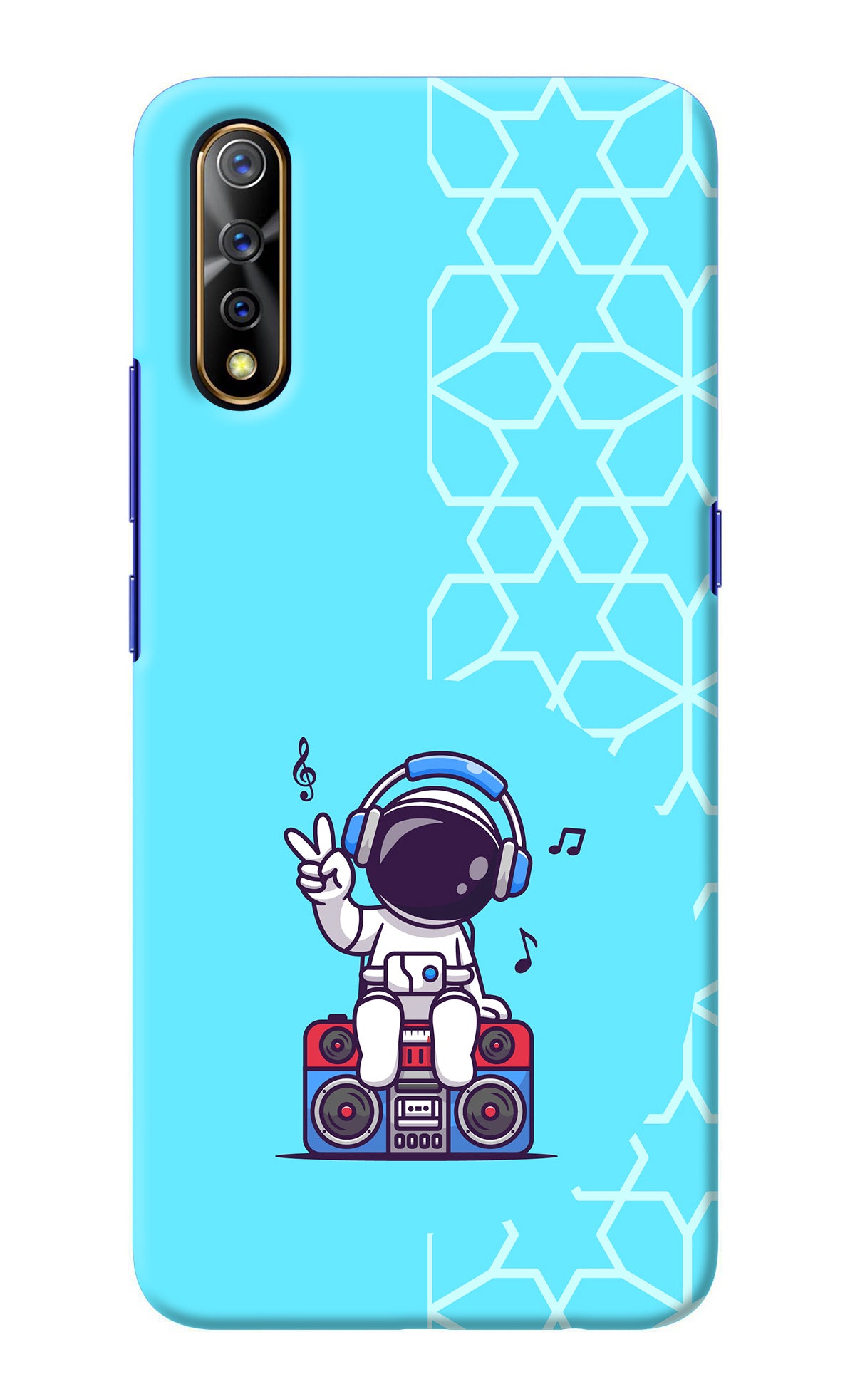 Cute Astronaut Chilling Vivo S1/Z1x Back Cover