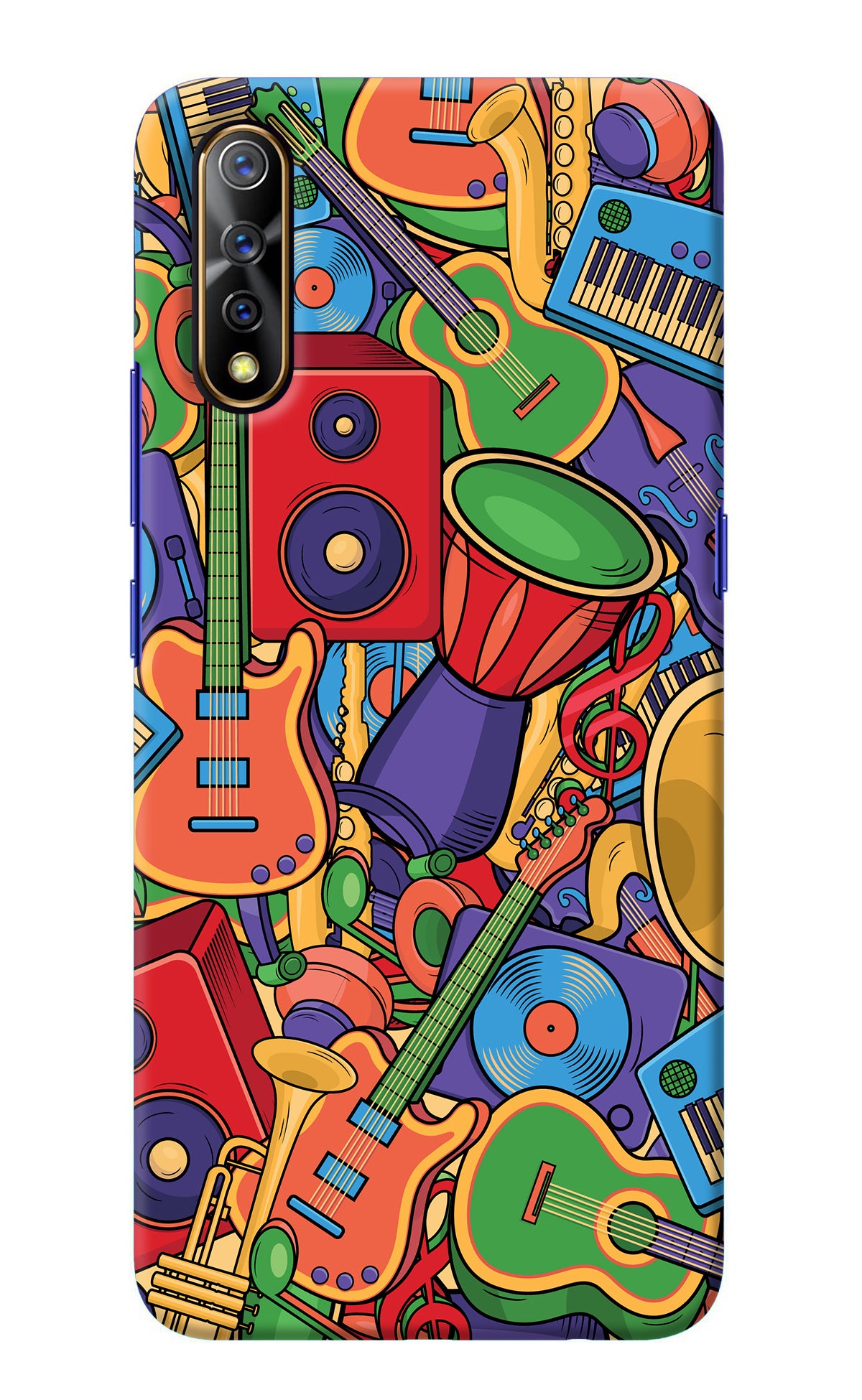 Music Instrument Doodle Vivo S1/Z1x Back Cover