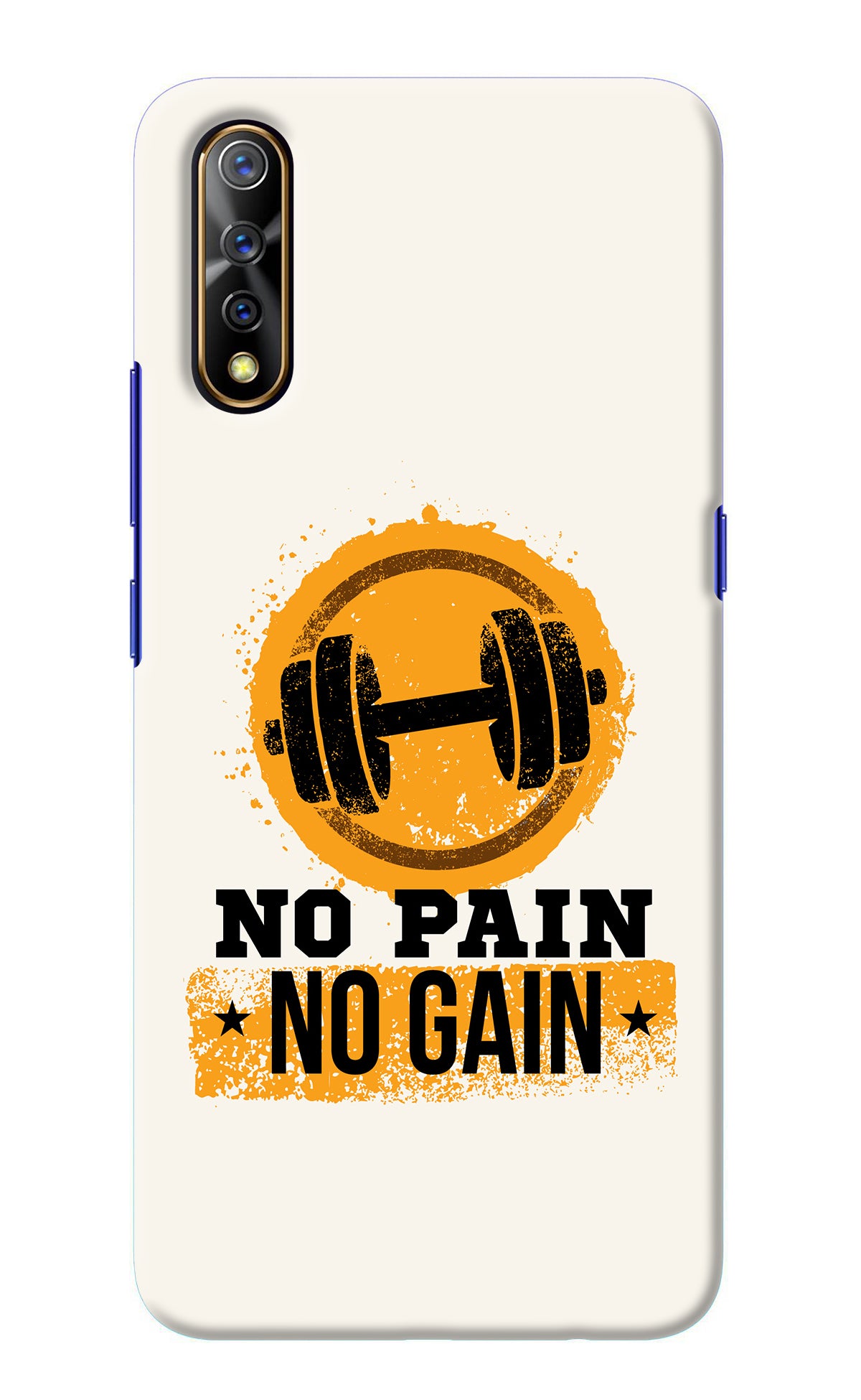 No Pain No Gain Vivo S1/Z1x Back Cover