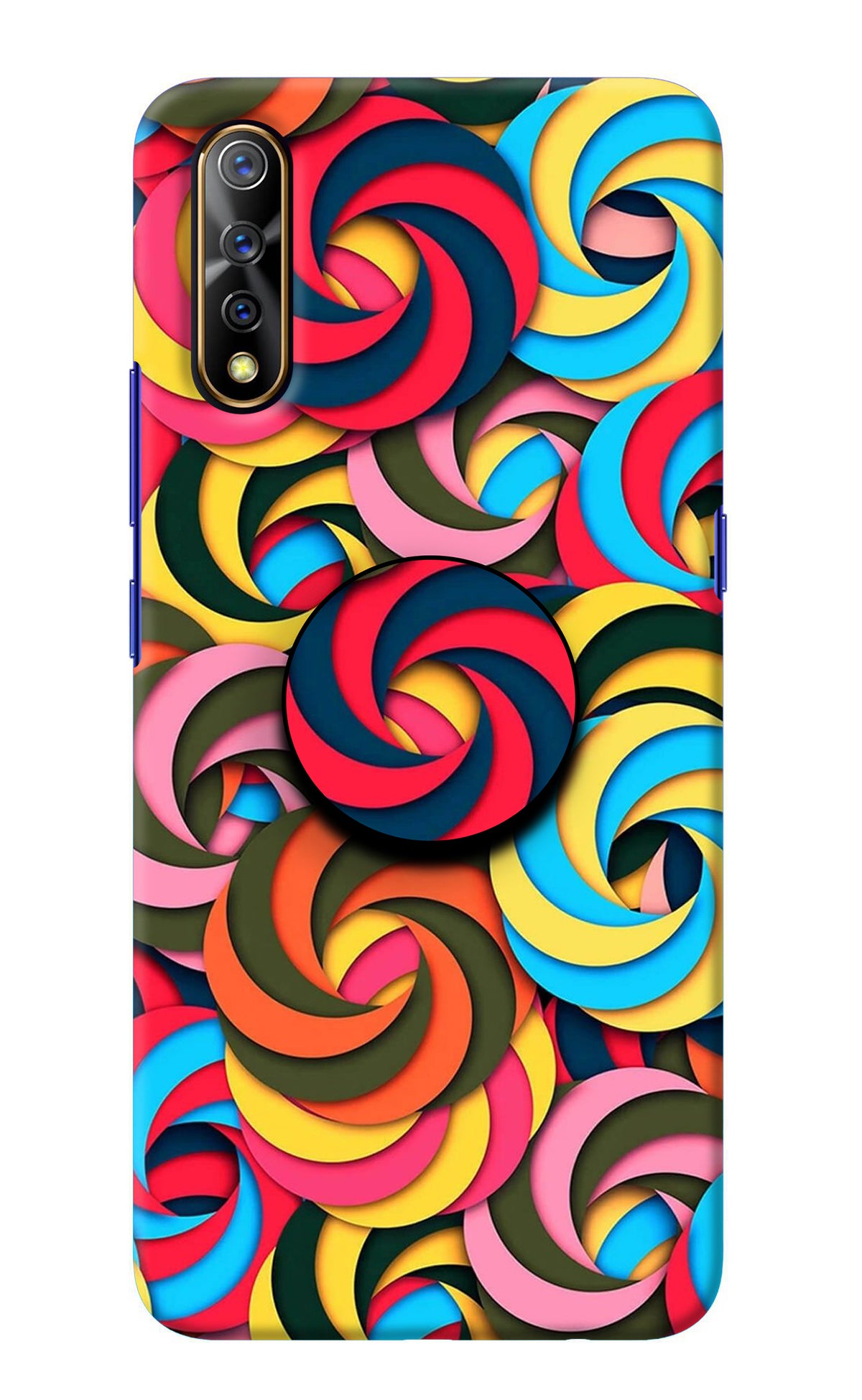 Spiral Pattern Vivo S1/Z1x Pop Case