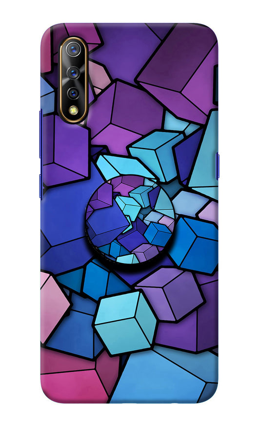 Cubic Abstract Vivo S1/Z1x Pop Case