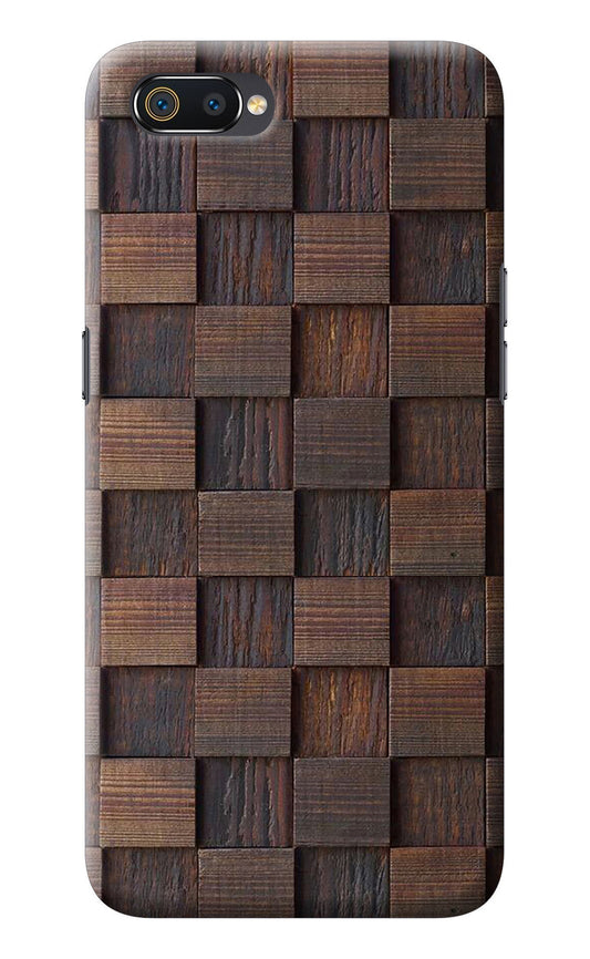 Wooden Cube Design Realme C2 Back Cover