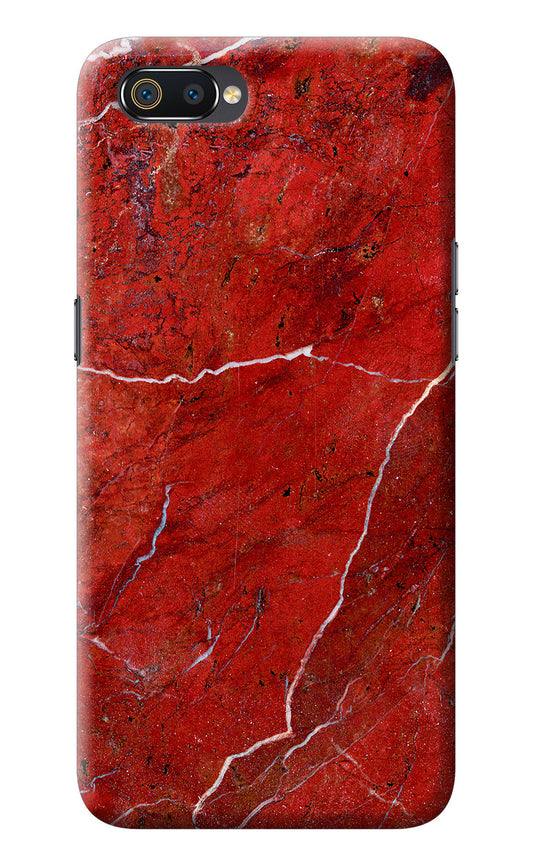 Red Marble Design Realme C2 Back Cover