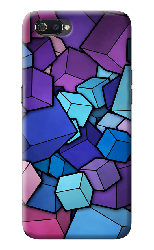 Cubic Abstract Realme C2 Back Cover