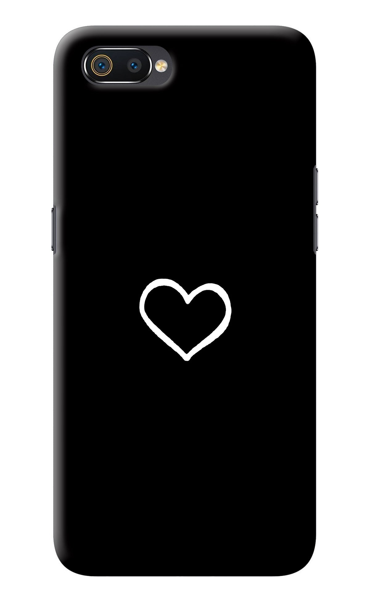 Heart Realme C2 Back Cover