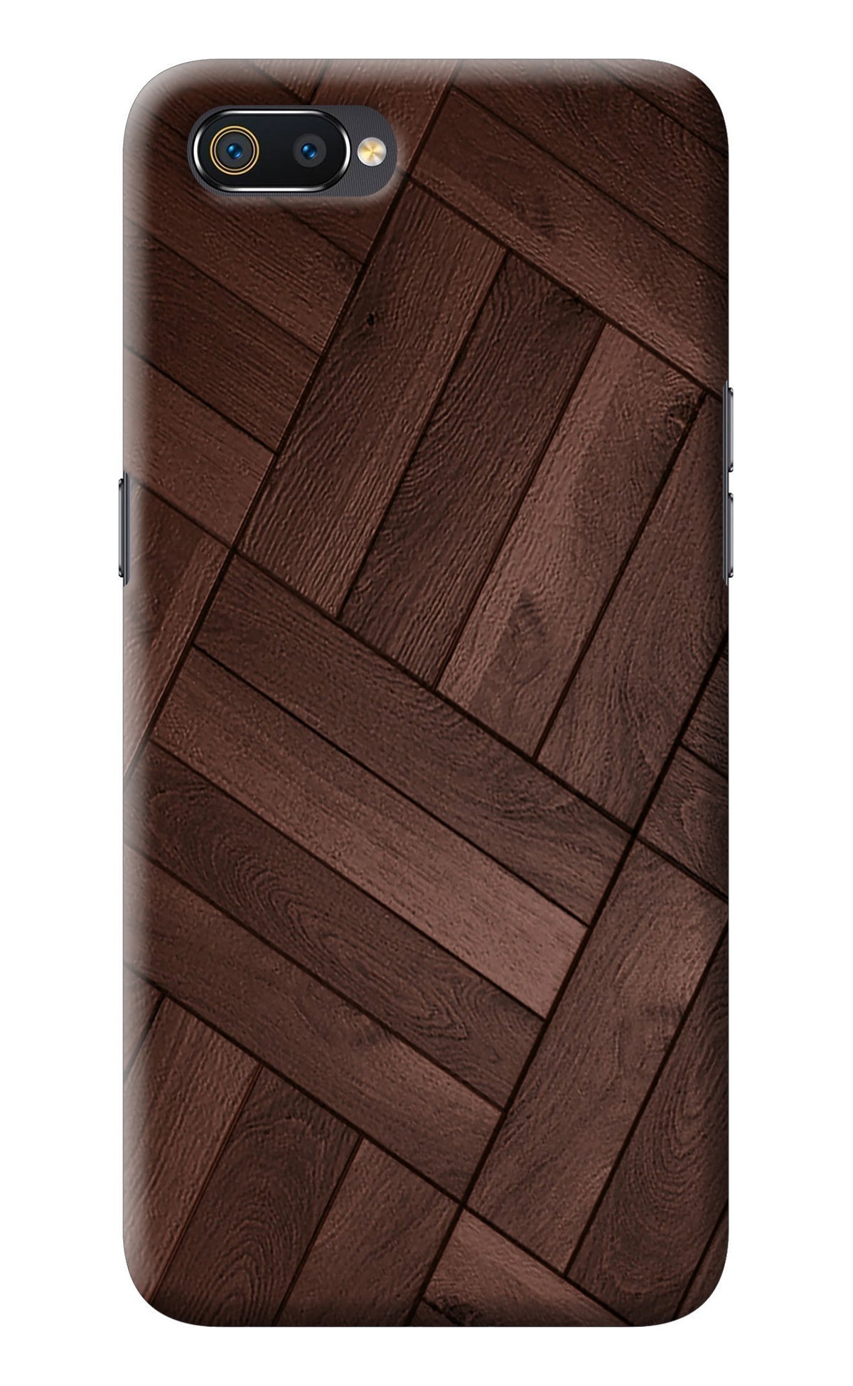 Wooden Texture Design Realme C2 Back Cover