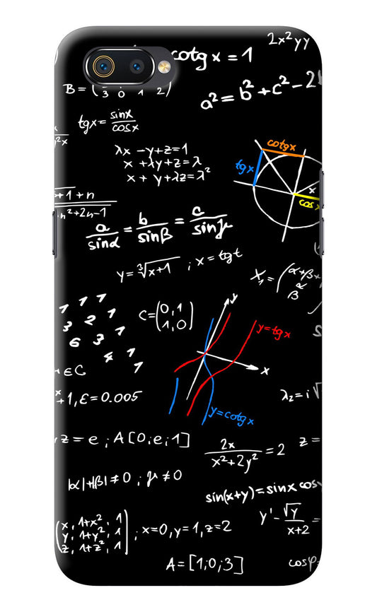 Mathematics Formula Realme C2 Back Cover