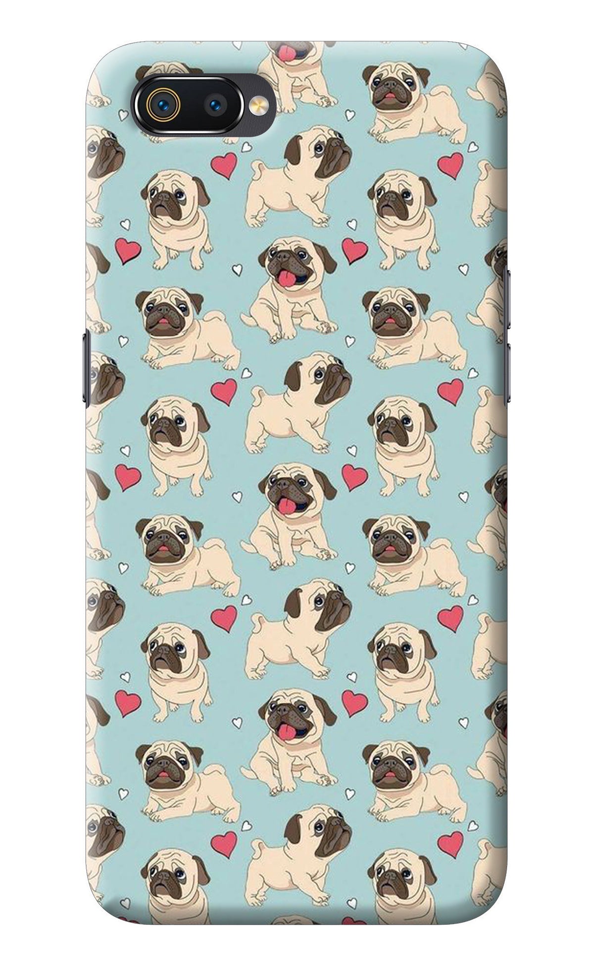 Pug Dog Realme C2 Back Cover