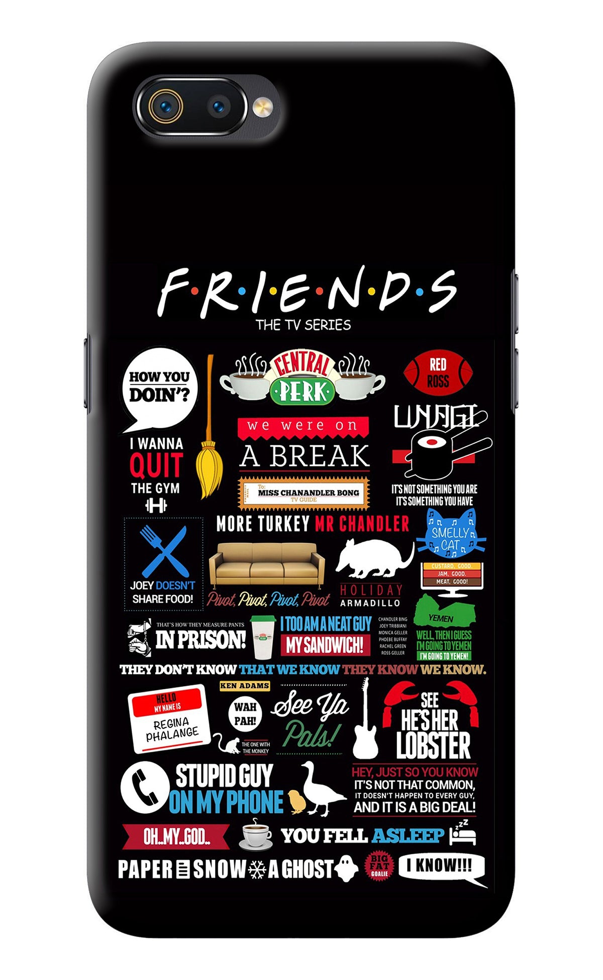 FRIENDS Realme C2 Back Cover